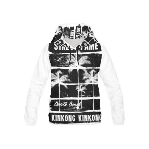511147 (2) All Over Print Hoodie for Kid (USA Size) (Model H13)
