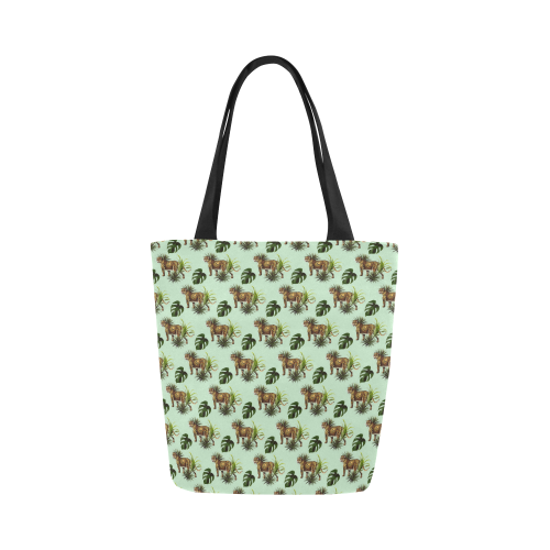African leopard Canvas Tote Bag (Model 1657)