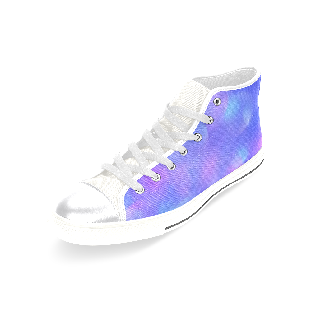 Galaxy Women's Classic High Top Canvas Shoes (Model 017)