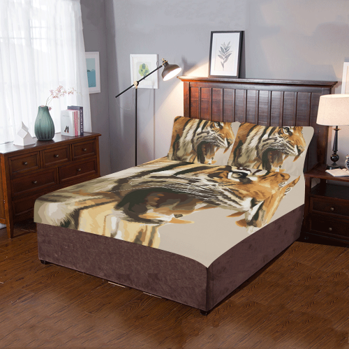 Magnificent Tiger 3-Piece Bedding Set