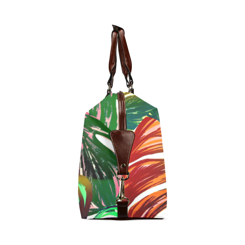 Pretty Leaves D by JamColors Classic Travel Bag (Model 1643) Remake