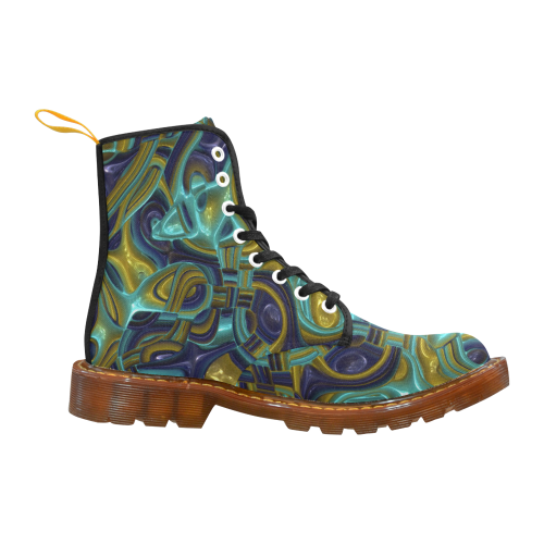 Abstract Art Deco 13 by JamColors Martin Boots For Men Model 1203H
