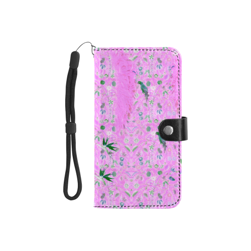 painting 5 Flip Leather Purse for Mobile Phone/Small (Model 1704)