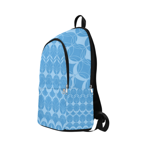 Abstract blue Fabric Backpack for Adult (Model 1659)