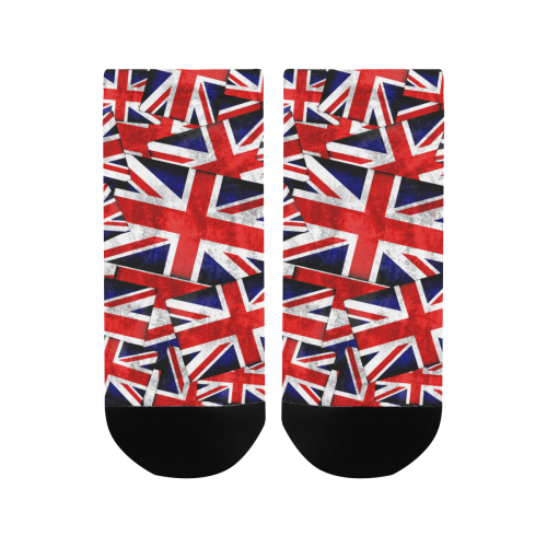 Union Jack British UK Flag Men's Ankle Socks