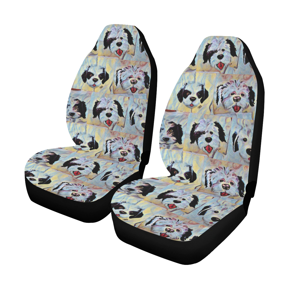 Colorworks Puppies -Large Car Seat Covers (Set of 2)