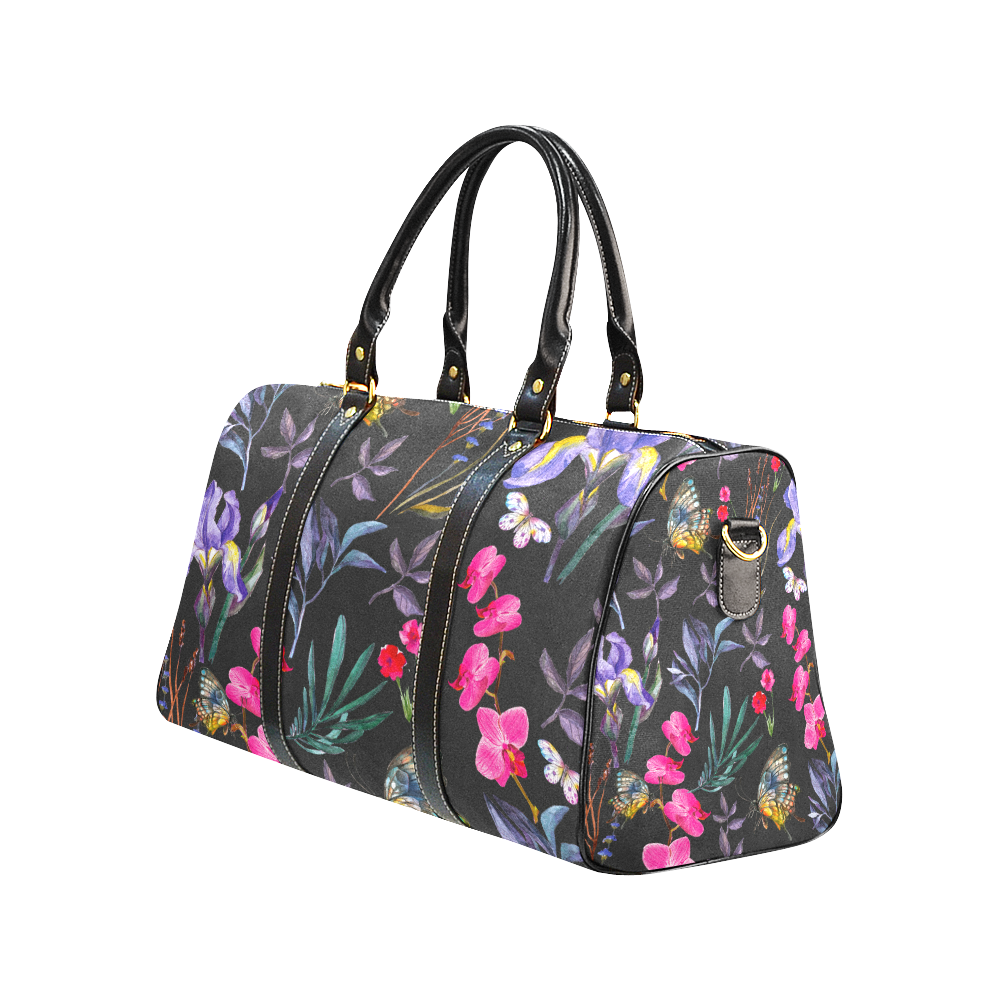 multi floral New Waterproof Travel Bag/Large (Model 1639)