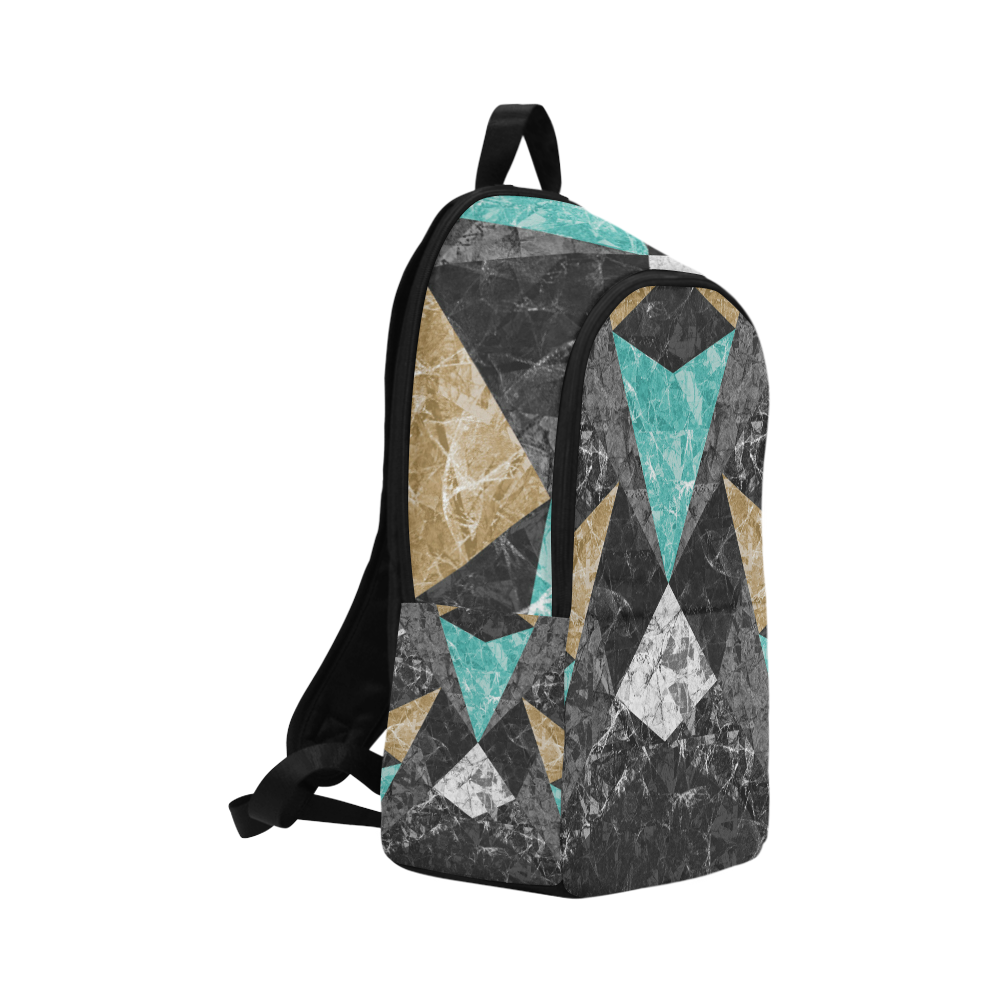 Marble Geometric Background G430 Fabric Backpack for Adult (Model 1659)