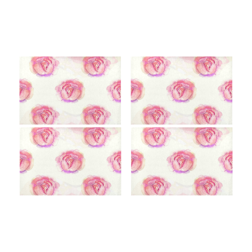 Watercolor Roses Placemat 12’’ x 18’’ (Set of 4)