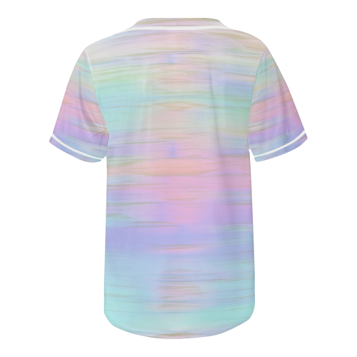 noisy gradient 1 pastel by JamColors All Over Print Baseball Jersey for Men (Model T50)