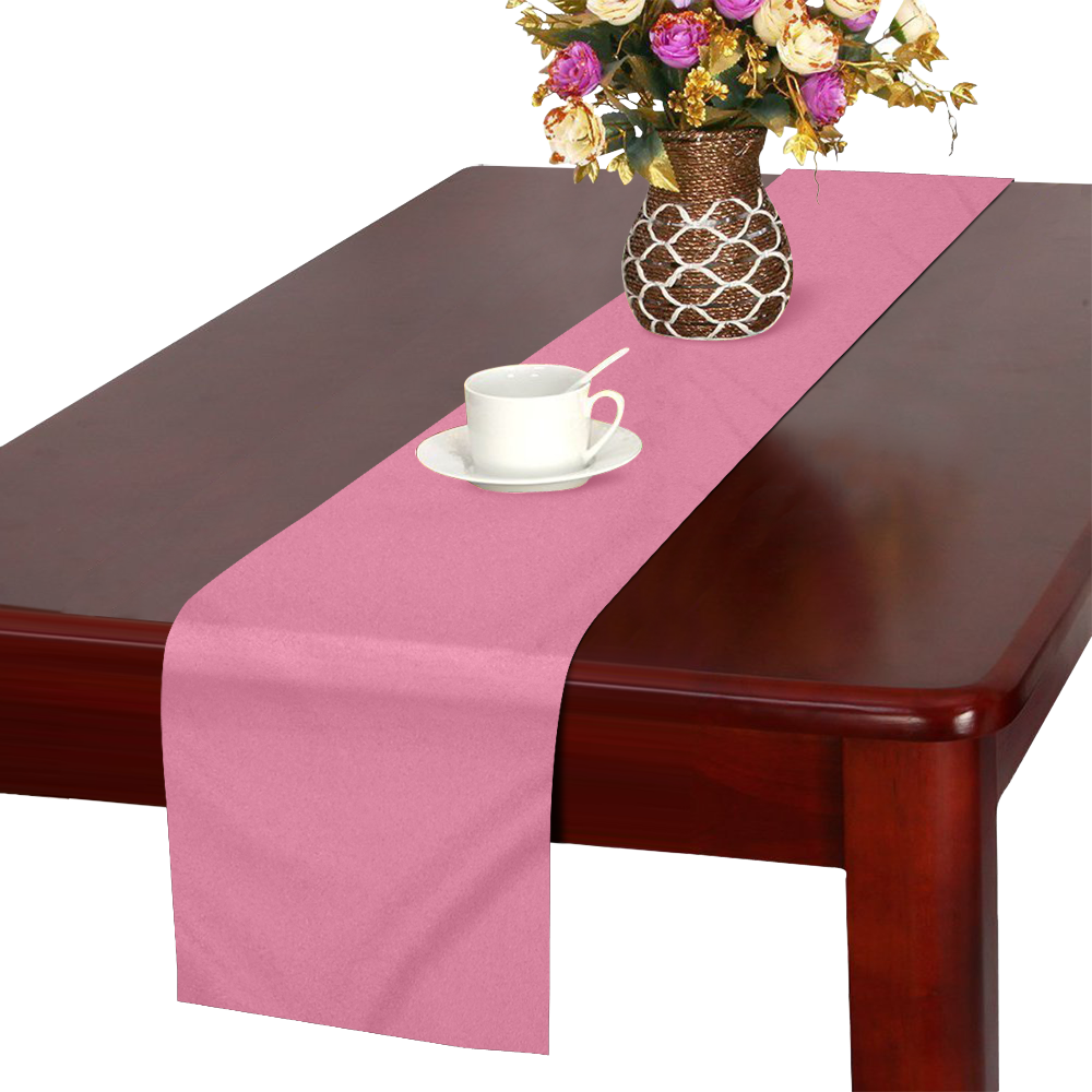 color pale violet red Table Runner 16x72 inch