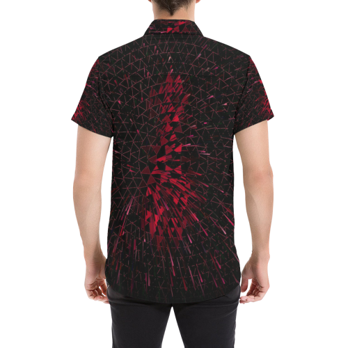 Haaisi Explosion by Artdream Men's All Over Print Short Sleeve Shirt (Model T53)