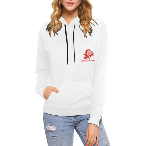 merch-15 All Over Print Hoodie for Women (USA Size) (Model H13)