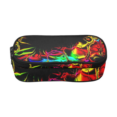 Abstract glowing 03 Pencil Pouch/Large (Model 1680)