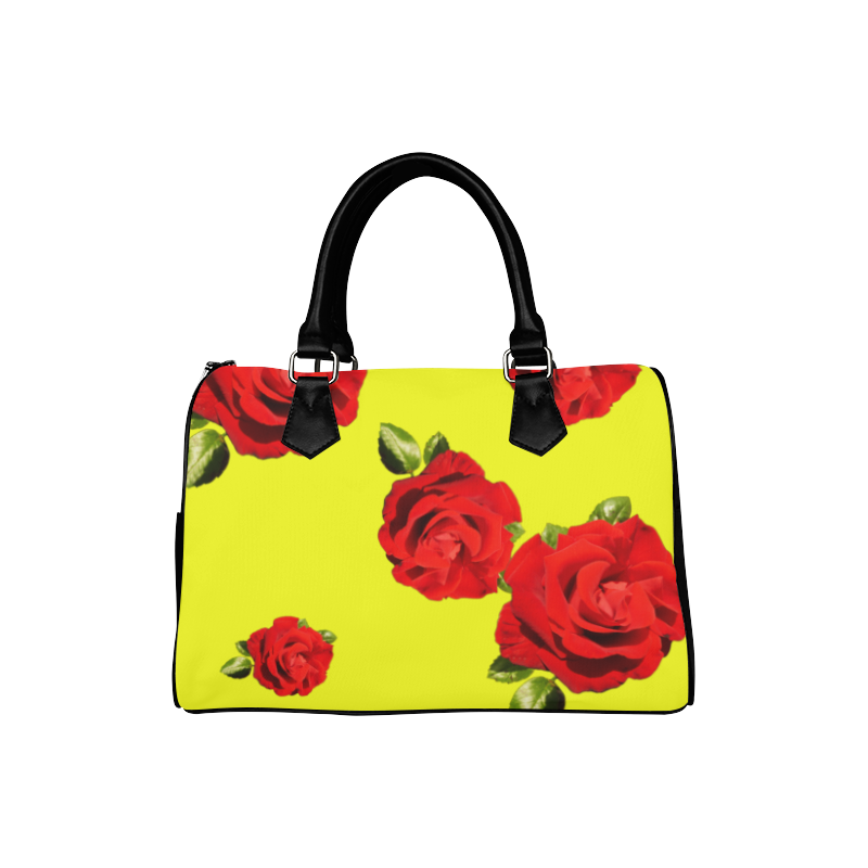Fairlings Delight's Floral Luxury Collection- Red Rose Handbag 53086b18 Boston Handbag (Model 1621)