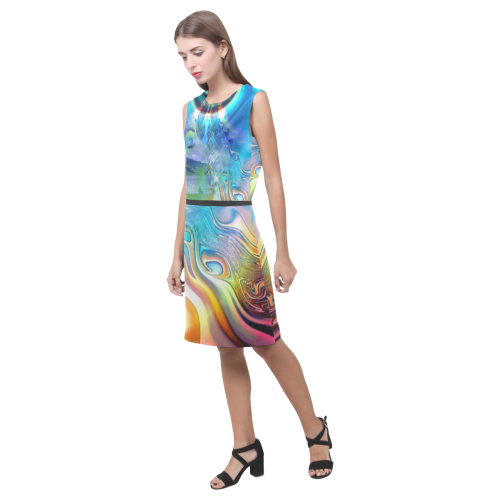 Soul vibrations Eos Women's Sleeveless Dress (Model D01)