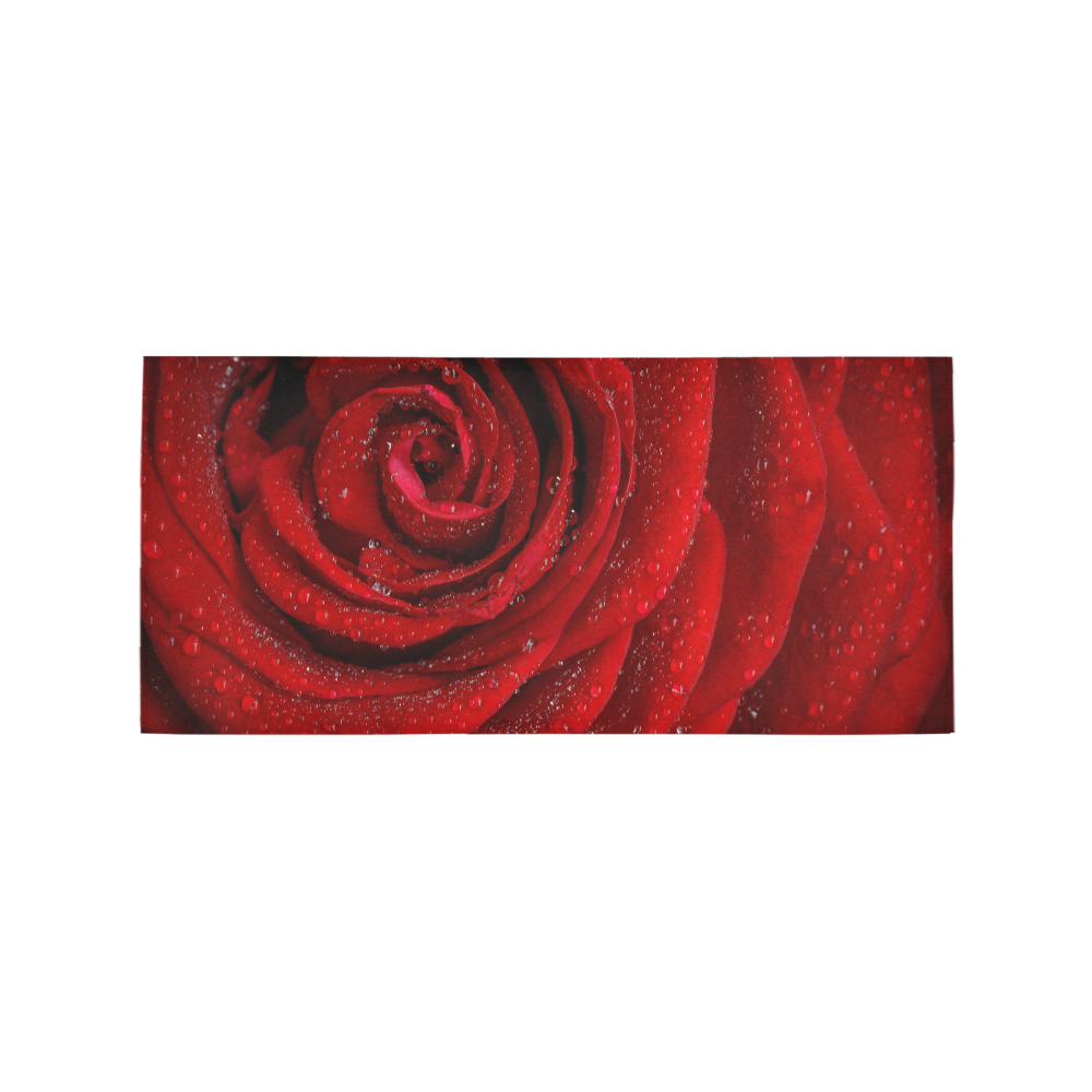 Red rosa Area Rug 7'x3'3''