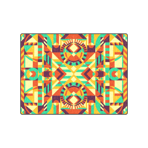 Modern Geometric Pattern Blanket 50"x60"