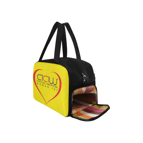 AAW101 Her Over Night Bag Yellow Fitness Handbag (Model 1671)