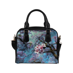 Cherry Blossoms Shoulder Handbag (Model 1634)