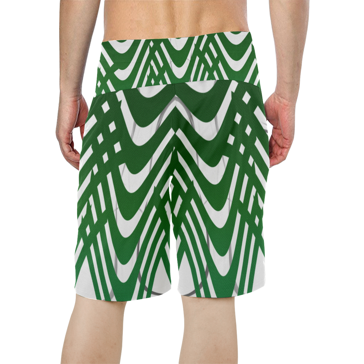 abstract_5500_2019_RBW_11h Men's All Over Print Board Shorts (Model L16)