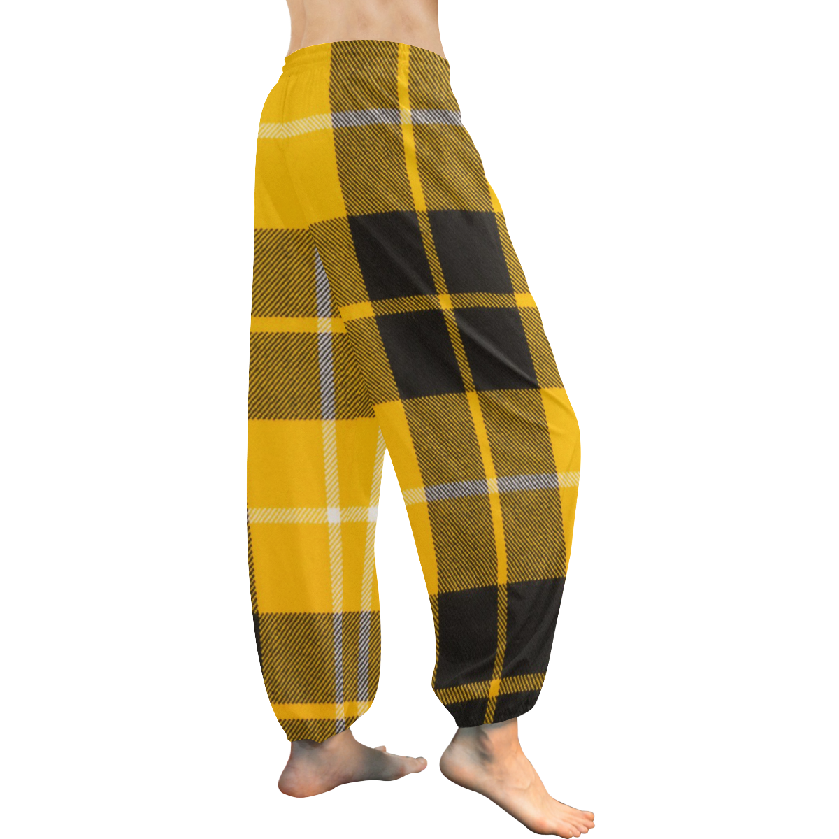 BARCLAY DRESS LIGHT MODERN TARTAN Women's All Over Print Harem Pants (Model L18)