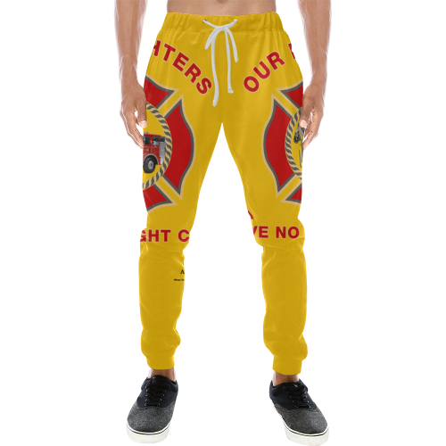 WEighting For A Fire Men's All Over Print Sweatpants (Model L11)