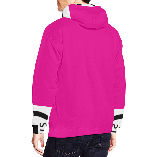 PINKY All Over Print Hoodie for Men (USA Size) (Model H13)