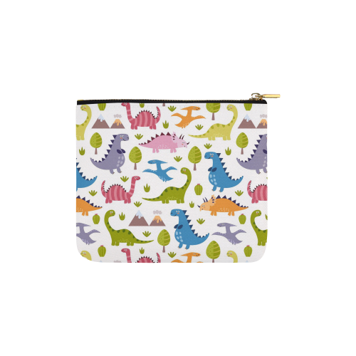 Dinosaur Pattern Carry-All Pouch 6''x5''