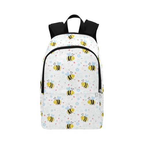 Cute Bee Pattern Fabric Backpack for Adult (Model 1659)