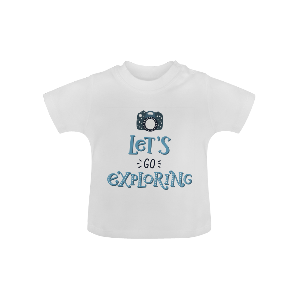 Let's go Exploring - Camera Baby Classic T-Shirt (Model T30)