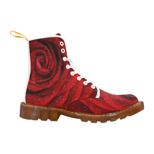 Red rosa Martin Boots For Women Model 1203H