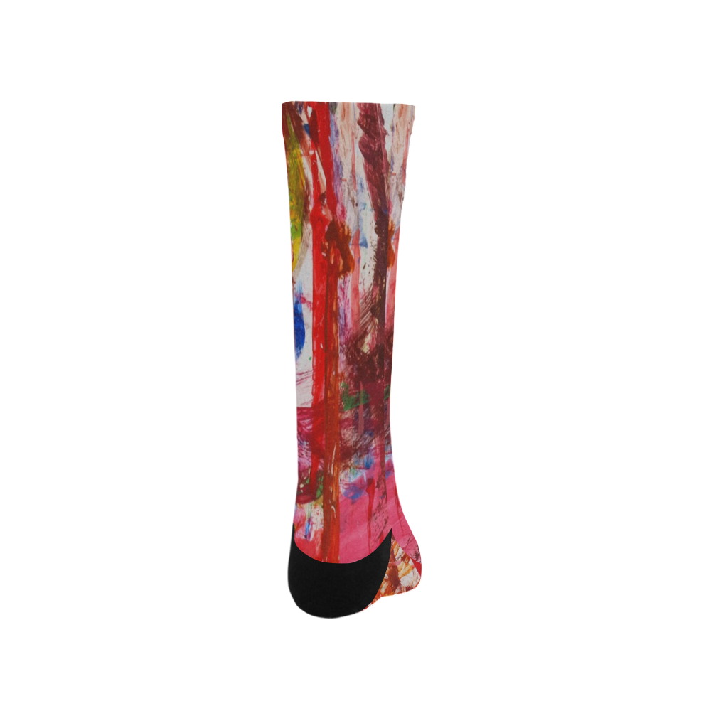 Paint on a white background Trouser Socks