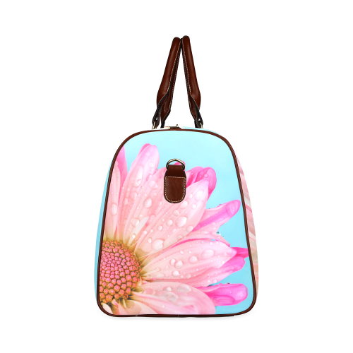 Flower Waterproof Travel Bag/Small (Model 1639)
