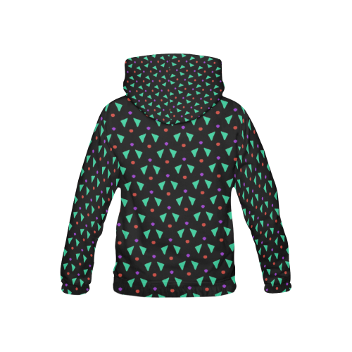 Funny Doodle Pattern 2B by JamColors All Over Print Hoodie for Kid (USA Size) (Model H13)