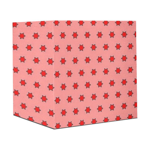 many stars red Gift Wrapping Paper 58"x 23" (5 Rolls)
