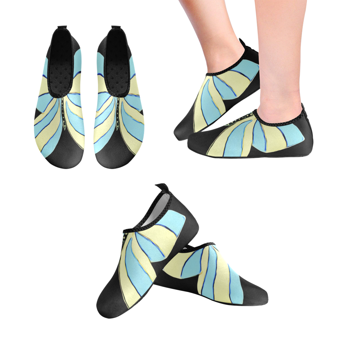 Deep Water Women's Slip-On Water Shoes (Model 056)