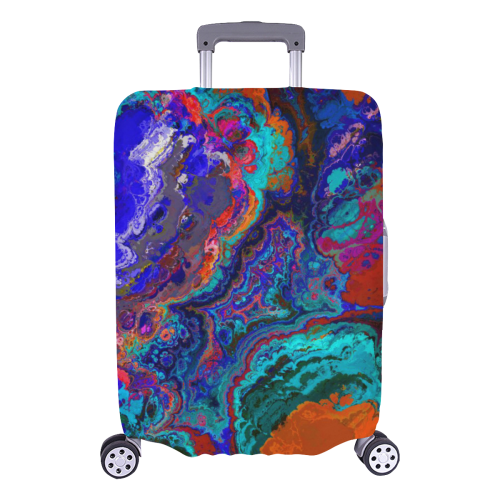 wonderful fractal 3186 by JamColors Luggage Cover/Large 26"-28"