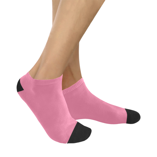 color pale violet red Women's Ankle Socks