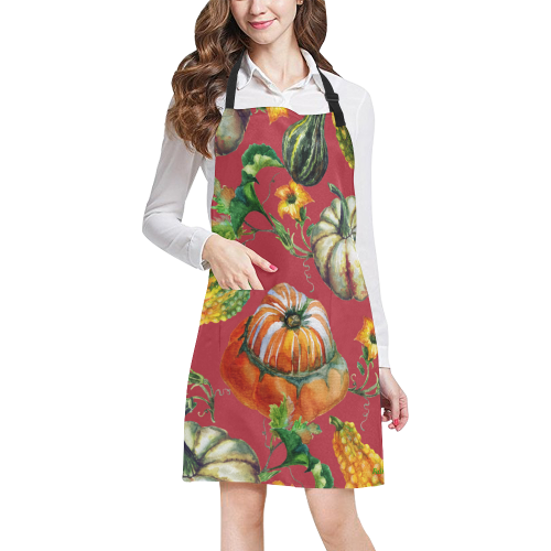 Fairlings Delight's Veggie Collection- Flowering Gourds 53086a2 All Over Print Apron