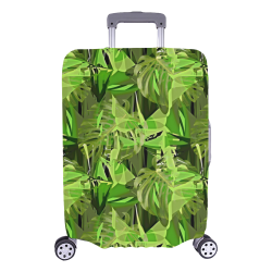 Tropical Jungle Leaves Camouflage Luggage Cover/Large 26"-28"