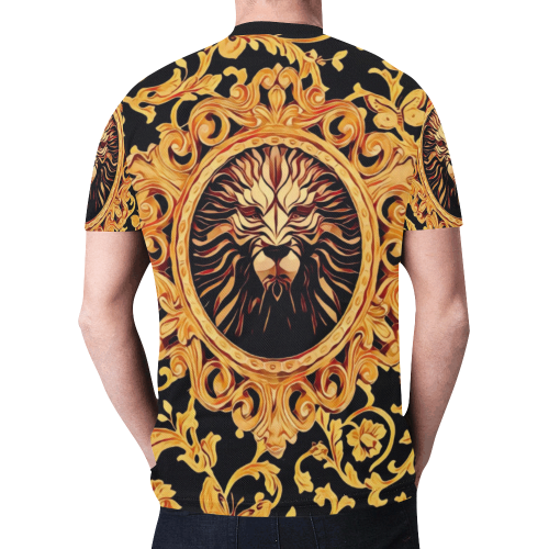 Lion Royalty New All Over Print T-shirt for Men (Model T45)
