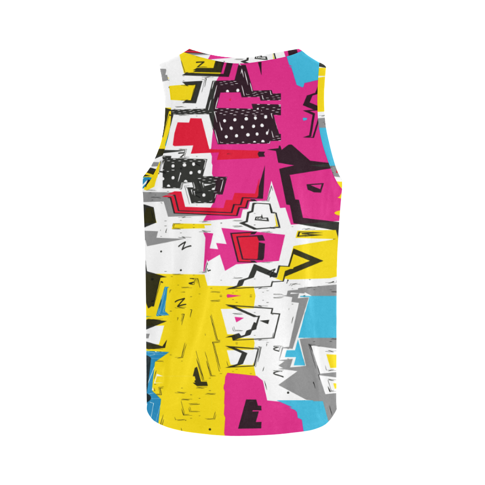 Distorted shapes All Over Print Tank Top for Women (Model T43)