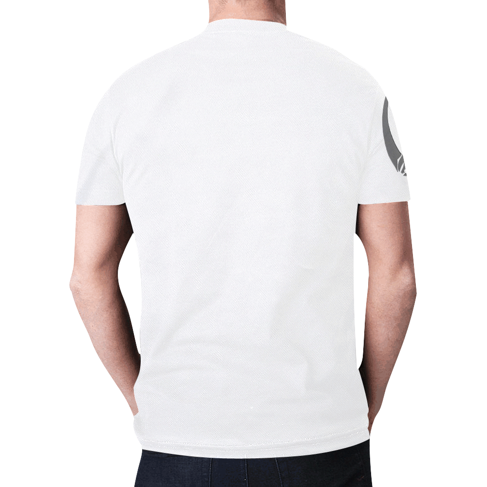 The Way Words White New All Over Print T-shirt for Men (Model T45)
