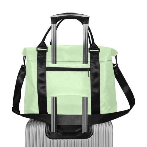 color tea green Large Capacity Duffle Bag (Model 1715)