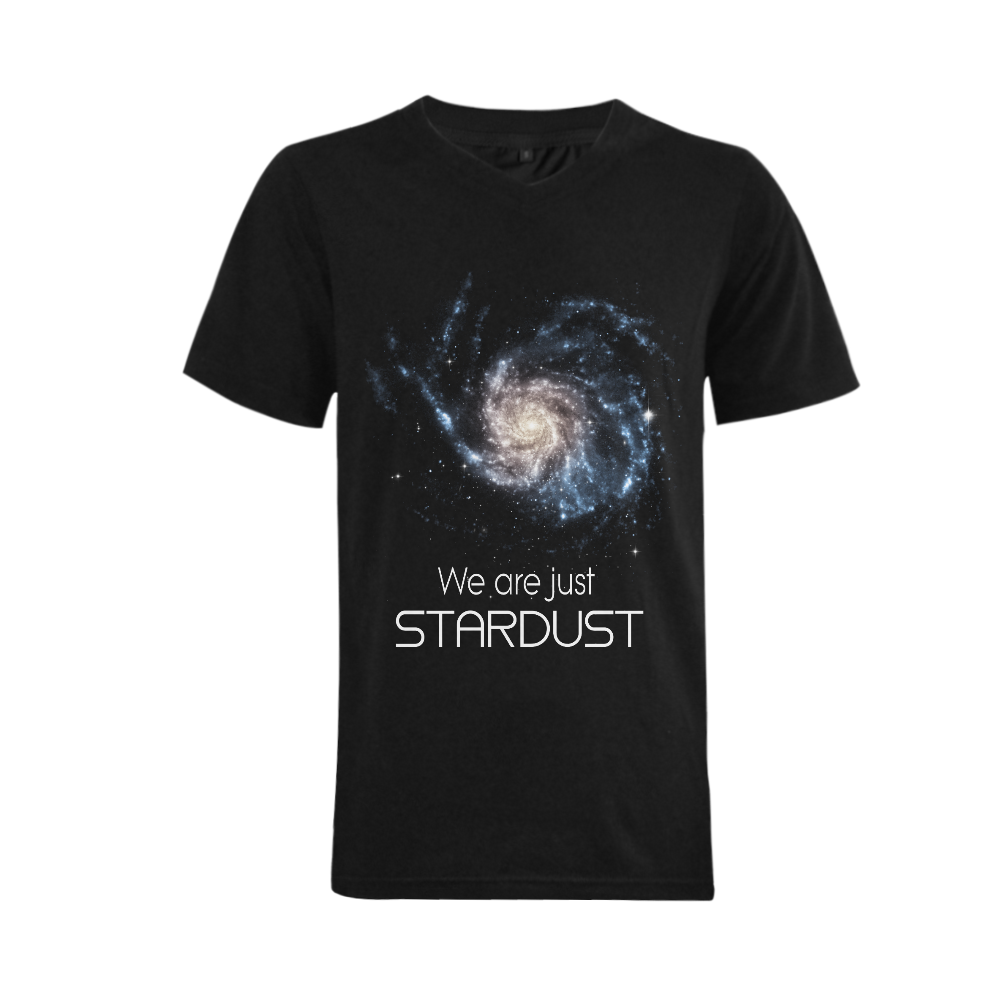 We are Stardust Men's V-Neck T-shirt  Big Size(USA Size) (Model T10)
