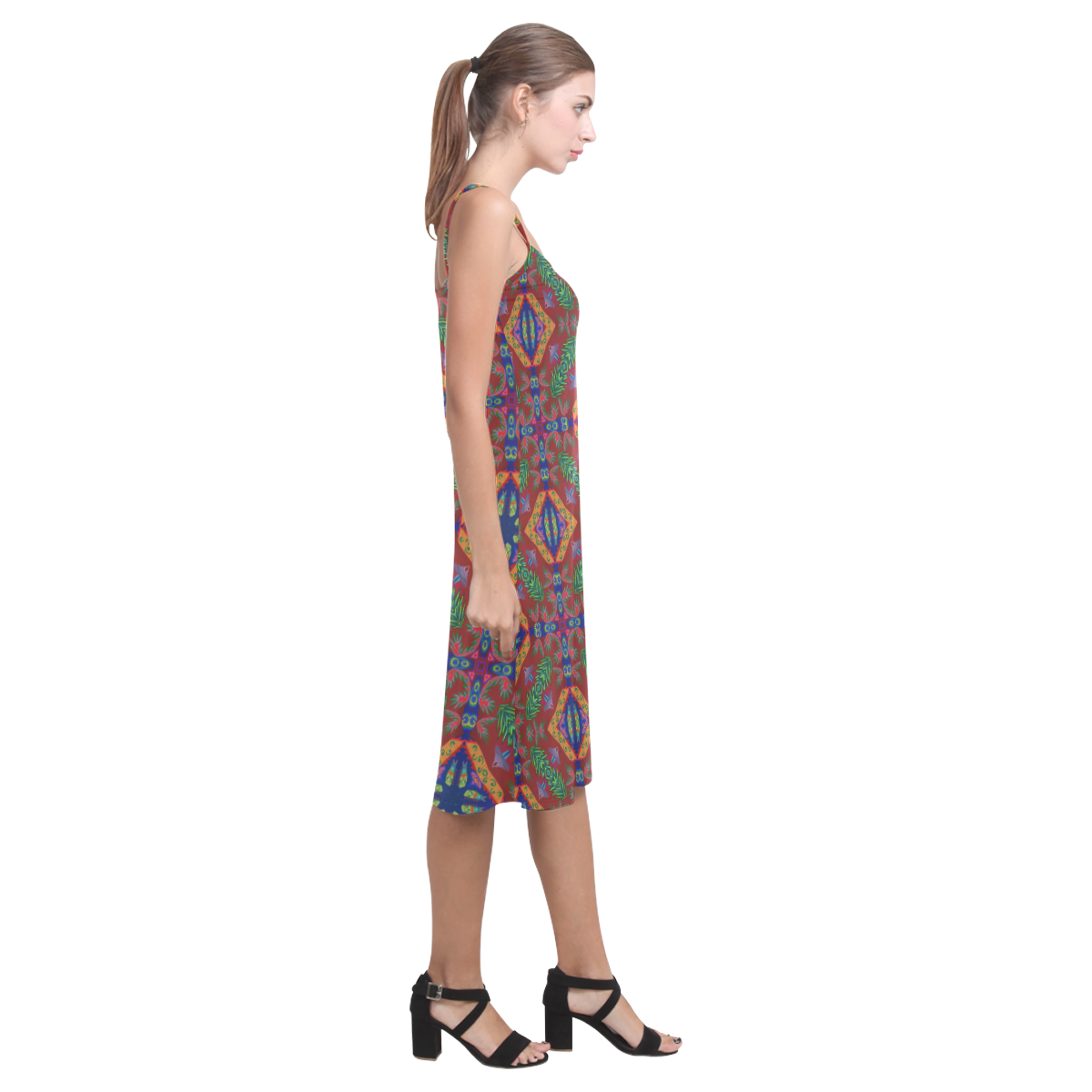Floral Eccentrics Alcestis Slip Dress (Model D05)
