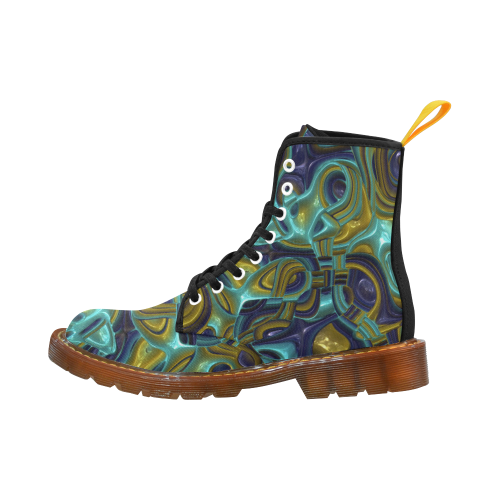 Abstract Art Deco 13 by JamColors Martin Boots For Women Model 1203H