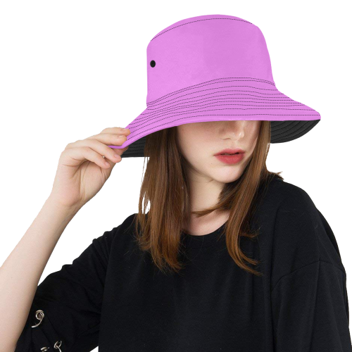 color violet All Over Print Bucket Hat