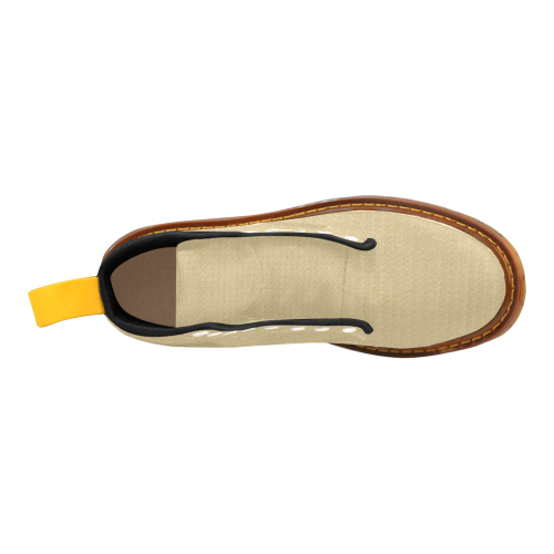 Golden Tan Weave Martin Boots For Men Model 1203H